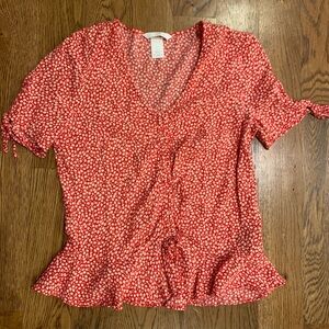 H&M red top size 2